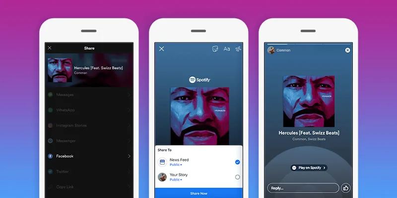 , You can now share music from Spotify to Facebook Stories, #Bizwhiznetwork.com Innovation &Lambda;Ｉ