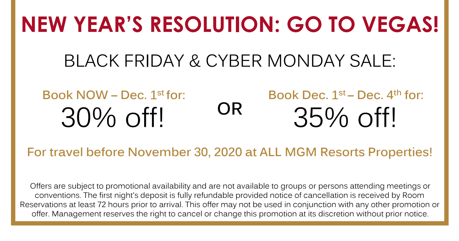 , 2020 News Year’s Resolution: Go To Vegas!, #Bizwhiznetwork.com Innovation ΛI