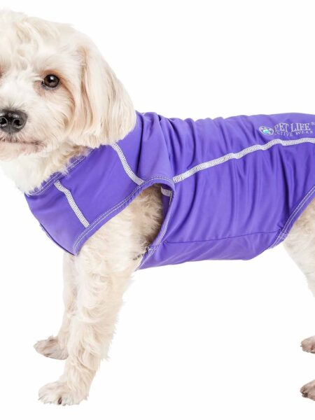 Pet Life  Active 'racerbark' 4-way Stretch Performance Active Dog Tank Top T-shirt